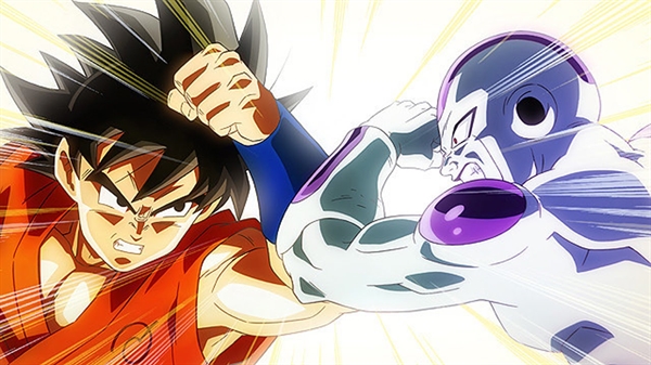 Resultado de imagem para Goku vs Freeza