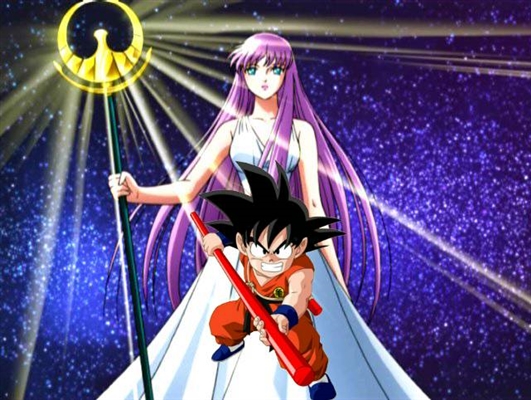 História Goku e Saori Guerreiros do Santuário - História escrita por gil -  Spirit Fanfics e Histórias