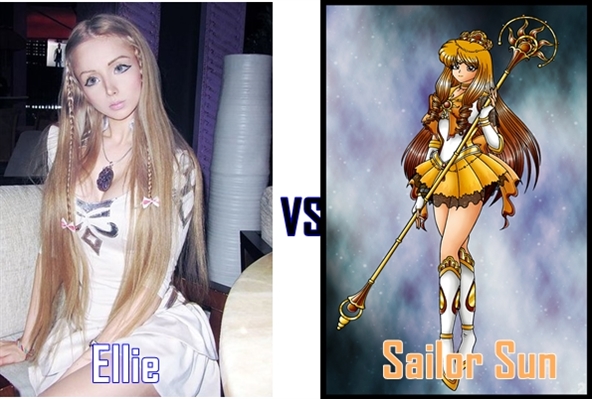 Fanfic / Fanfiction Ellie Vs Sailor Sunnt