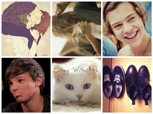 Fanfic / Fanfiction Stay With Me (Larry Stylinson AU Kitten!Louis)