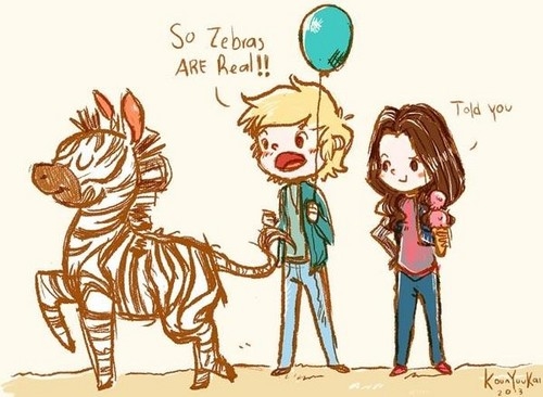 Fanfic / Fanfiction Zebras are real?