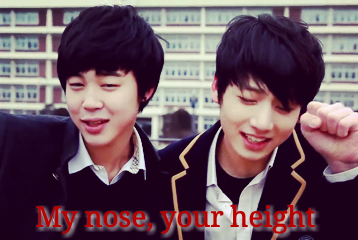 Fanfic / Fanfiction Bullying: My nose, your height.