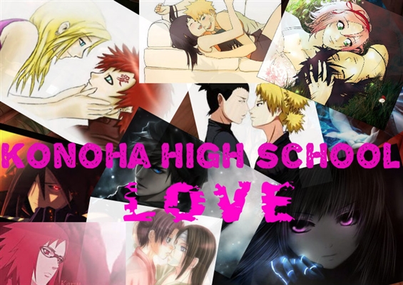 Fanfic / Fanfiction Konoha high school love
