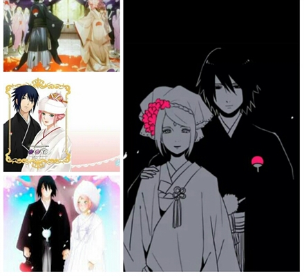 História O Casamento de Sasuke e Sakura - O Casamento de Sasuke e Sakura  Capítulo Único - História escrita por LisaScarlet - Spirit Fanfics e  Histórias