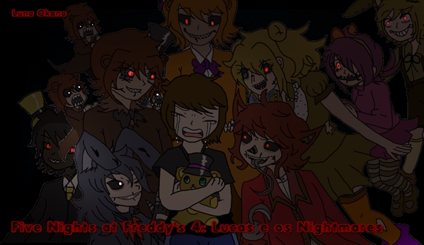 A origem de NIGHTMARE (fnaf 4)  Five Nights at Freddys PT/BR Amino