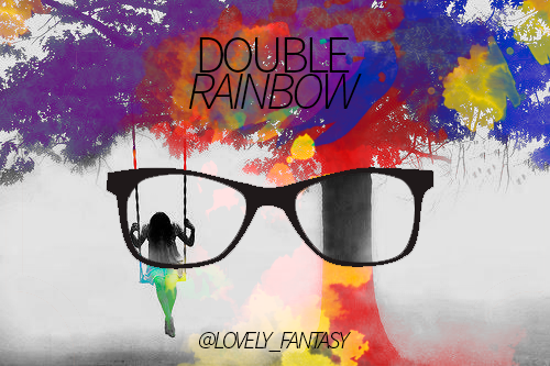 Fanfic / Fanfiction Double Rainbow