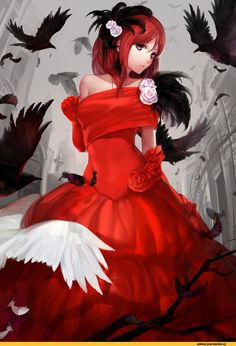 Fanfic / Fanfiction Aisha: the girl with hair of blood color.