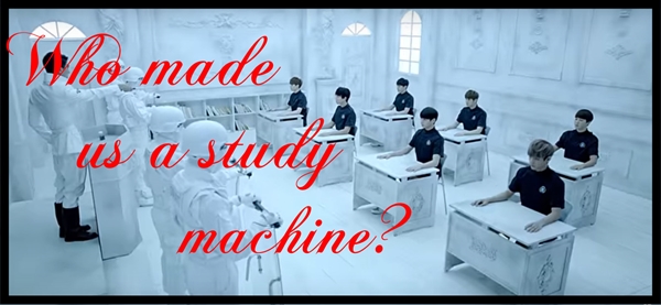 Fanfic / Fanfiction Who made us a study machine?