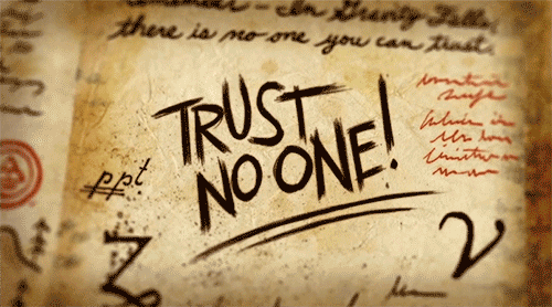 Fanfic / Fanfiction Gravity Falls-Trust no one! II