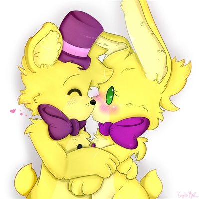 Fanfic / Fanfiction Golden Freddy x Spring Bonnie