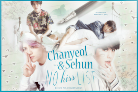 Fanfic / Fanfiction Chanyeol & Sehun's No Kiss List