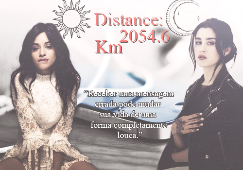 Fanfic / Fanfiction Distance: 2054.6 km (Camren)