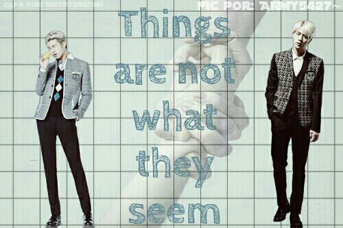 Fanfic / Fanfiction Things are not what they seem ( Namjin - one shot)