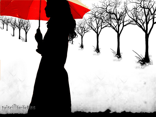 Fanfic / Fanfiction A Dama do guarda-chuva "Vermelho"