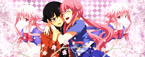 YUKI E YUNO DORMINDO JUNTOS 😏 🇧🇷, Mirai Nikki (Dublado), #anime #