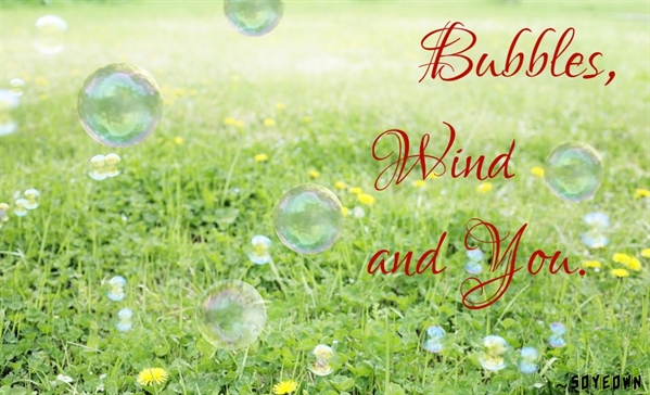 Fanfic / Fanfiction Bubbles, Wind and You.