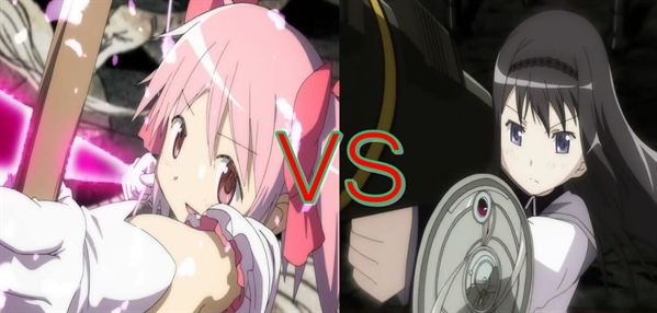 Fanfic / Fanfiction "Madoka vs Homura" "Literalmente".