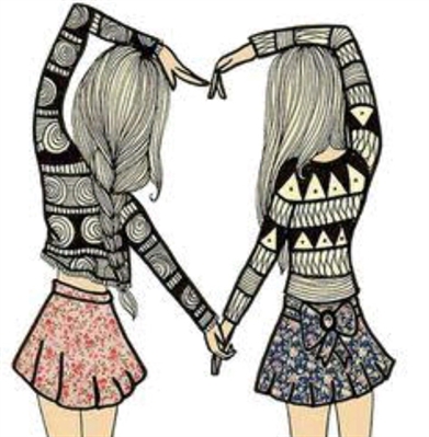 desenho de girls friends tumblr - Pesquisa Google