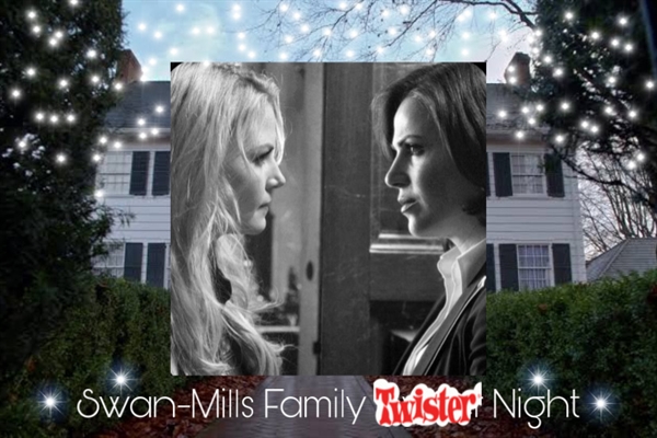 Fanfic / Fanfiction Swan-Mills Family Twister Night