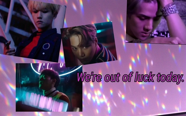 Fanfic / Fanfiction We're out of luck today - colab e)(o and Bangtan Boys