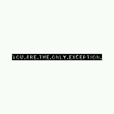 Fanfic / Fanfiction You are the only exception