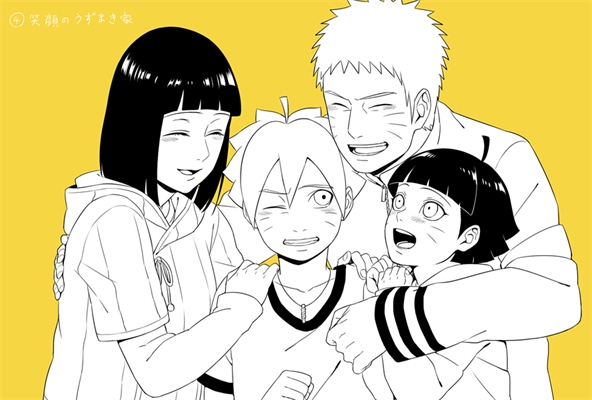 Animador de Boruto: Naruto Next Generations compartilha uma ilustração  inédita e adorável de Hinata e seu casal de filhos - Critical Hits