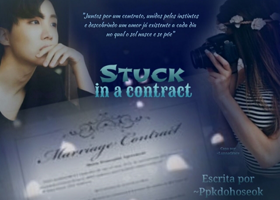 Fanfic / Fanfiction Stuck in a Contract - Jung Hoseok (ABO)