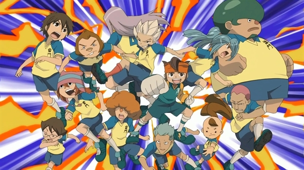 Alguns dos personagens de Inazuma Eleven Go parte 1 