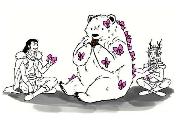 Fanfic / Fanfiction A special day (and a special bear)
