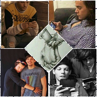 Fanfic / Fanfiction Anônimo Texting - Larry Stylinson