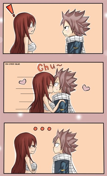 Fanfic / Fanfiction Apenas um beijo, Erza...