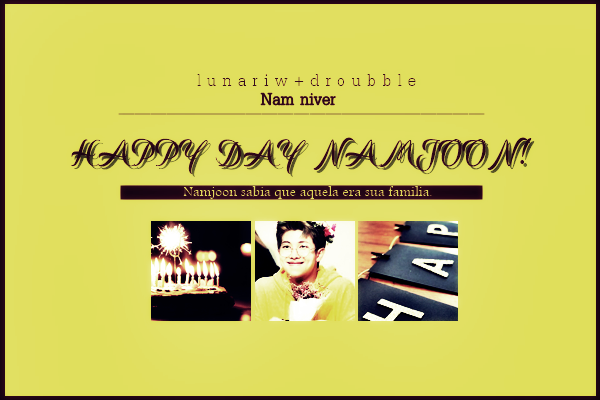 Fanfic / Fanfiction Happy Day Namjoon!