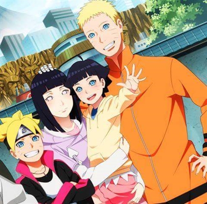 Hinata com os filhos  Familia uzumaki, Hinata, Personagem do naruto