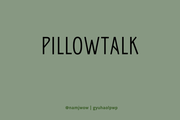 Fanfic / Fanfiction Pillowtalk.