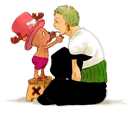 Igor on X: Zoro é o pai do chopper eu posso provar