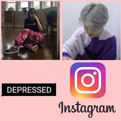 Fanfic / Fanfiction Uma depressiva no Instagram (Jimin)