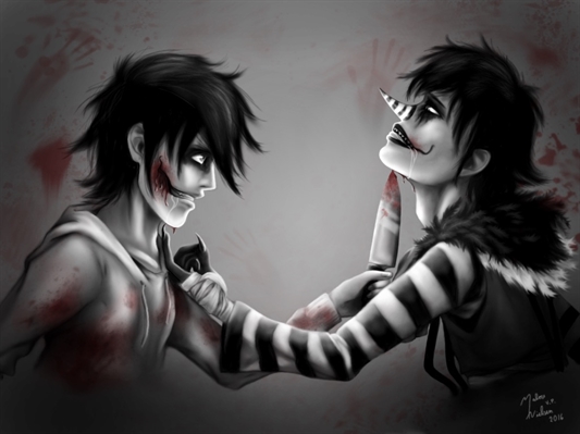 Fanfic / Fanfiction Laughing Jack x Jeff The Killer