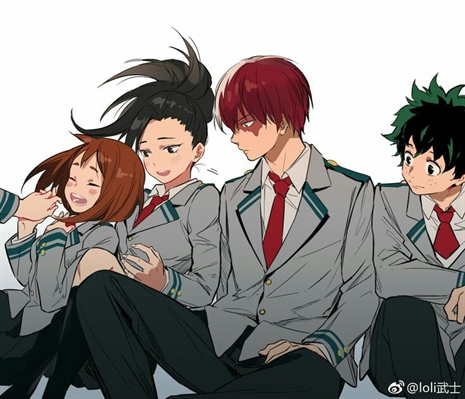 Fanfic / Fanfiction Espelho de ilusões (TodoMomo, IzuOcha e KiriBaku).