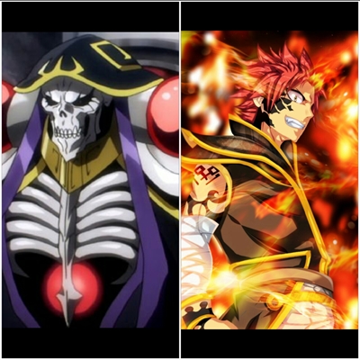 Meliodas e Natsu vs Ainz ooal gown (Nanatsu no taizaie Fairy tail