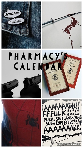 Fanfic / Fanfiction Pharmacys Calendar