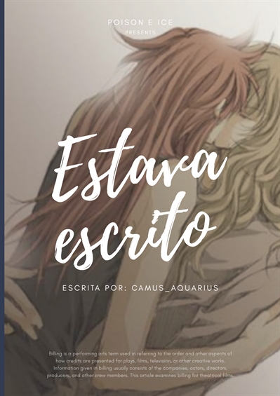 Fanfic / Fanfiction Estava escrito