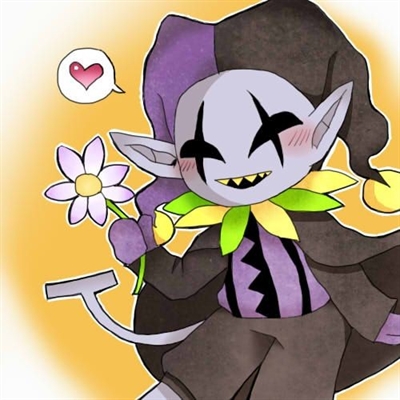 Fanfic / Fanfiction Flirt - Jevil X Leitor Lightner (Oneshot)