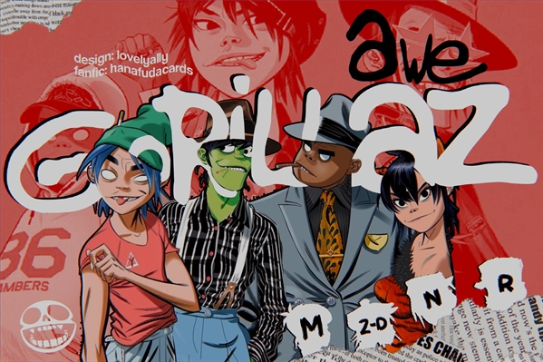 Fanfic / Fanfiction Gorillaz- Awe