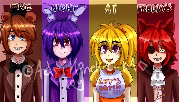 História Fnaf Anime! - História escrita por AikoTenshi2_ - Spirit Fanfics e  Histórias