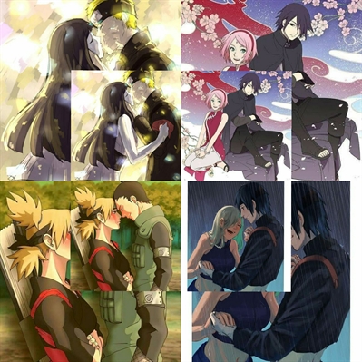 E se Naruto se cassasse com Sakura e Sasuke se cassasse com Hinata