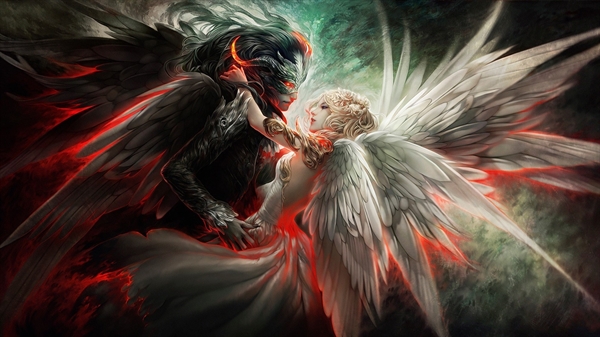 História Anjos e Demônios - Uma Guerra por uma simples garota - História  escrita por YukiHenry - Spirit Fanfics e Histórias