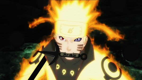 Naruto Uzumaki Virando o Demonia Da Raposa De Nove Caudas!…