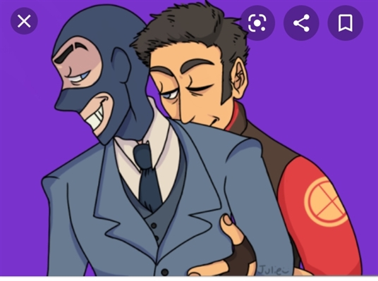 Fanfic / Fanfiction Red spy x Blue sniper