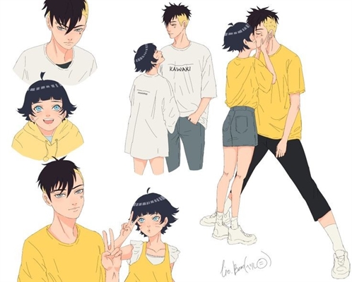 A história de Boruto Uzumaki e seus irmãos: Kawaki Uzumaki e Himawari  Uzumaki