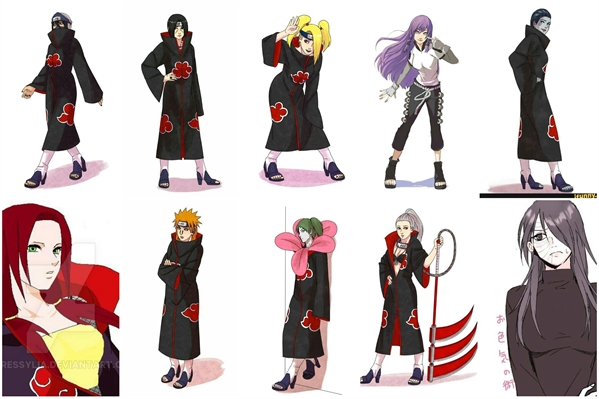 História e Membros da Akatsuki